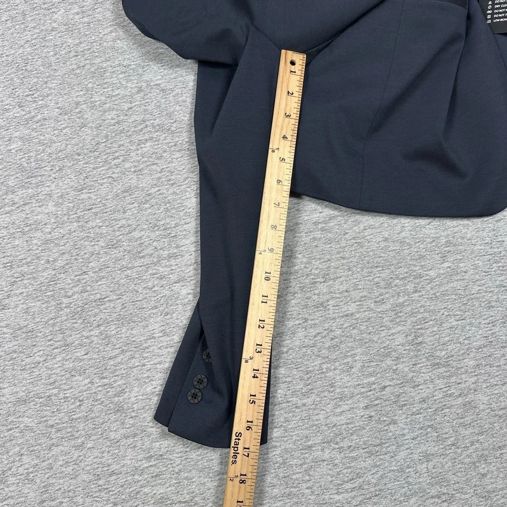 XSuit Blazer Mens 36 Blue Polyester Stretch Lined Tech City Travel Jacket